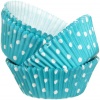 Wilton Blue Dots Baking Cups, 75 Count