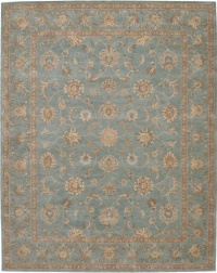 Nourison Rugs Heritage Hall Collection HE15 Aqua Runner 2'6 x 8' Area Rug Nourison Rugs Heritage Hall Collection HE15 Aqua Runner 2'6 x 8' Area Rug
