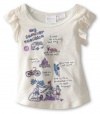 Roxy Kids Baby-girls Infant Hello Sunshine Short Sleeve Top, Pearl, 18 Months