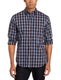 Nautica Men's Long Sleeve Wrinkle Resistant Saturated Plaid Nautica Men's Long Sleeve Wrinkle Resistant Saturated Plaid