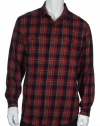 Club Room Midnight Blue Plaid LS Button Down Shirt