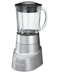 This sturdy blender stands strong with a high-powered motor with four functions for chopping, mixing, mincing and crushing, shock-resistant glass pitcher and stainless steel blade that powers through the toughest ingredients. 3-year warranty. Model SPB-600. This sturdy blender stands strong with a high-powered motor with four functions for chopping, mixing, mincing and crushing, shock-resistant glass pitcher and stainless steel blade that powers through the toughest ingredients. 3-year warranty. Model SPB-600.