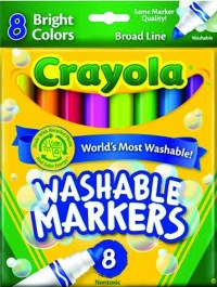 Crayola 8 Count Washable Bright Markers