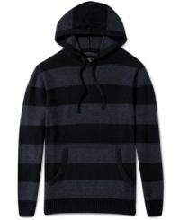 The perfect pullover, this Retrofit hooded sweater has a classy preppy personality. The perfect pullover, this Retrofit hooded sweater has a classy preppy personality.