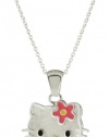Hello Kitty Silver Pendant Necklace