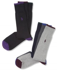 These Polo Ralph Lauren socks are comfortable and classic. These Polo Ralph Lauren socks are comfortable and classic.