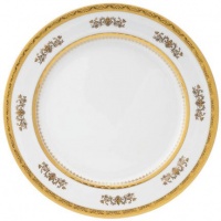 Philippe Deshoulieres Orsay White Breakfast Saucer Philippe Deshoulieres Orsay White Breakfast Saucer