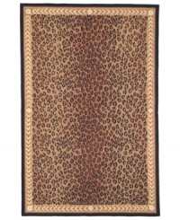 Sleek and exotic, the Chelsea Leopard rug from Safavieh is a surprisingly versatile addition to your decor. Hand-tufted of fine wool for softness and detail, the rug adds a stylish boost to any room. (Clearance) Sleek and exotic, the Chelsea Leopard rug from Safavieh is a surprisingly versatile addition to your decor. Hand-tufted of fine wool for softness and detail, the rug adds a stylish boost to any room. (Clearance)