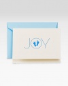 Announce the arrival of a beautiful bundle of joy with this adorable set of 10 scalloped-edge notecards.Sky-blue envelopes complement them perfectly. Set of 10 notecards3.8W X 5.2HMade in USA