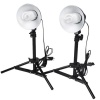 CowboyStudio Photography Table Top Photo Studio Lighting Kit - 2 Light Kit