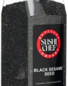 Sushi Chef Black Sesame Seed, 20-Ounce Plastic Containers (Pack of 2)