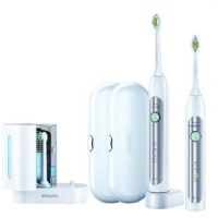 Philips Sonicare HX6733/80 HealthyWhite 3 Mode Premium Edition Rechargeable Toothbrush 2 Sets (2 handles, 3 brush heads, 1 UV Sanitizer with Integrated Charger, 1 Travel charger, 2 Travel cases) Philips Sonicare HX6733/80 HealthyWhite 3 Mode Premium Edition Rechargeable Toothbrush 2 Sets (2 handles, 3 brush heads, 1 UV Sanitizer with Integrated Charger, 1 Travel charger, 2 Travel cases)