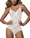 Bali Lace 'N Smooth Body Briefer, 40B-White