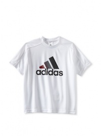 adidas Boys 8-20 Youth Activator Short Sleeve Top, White/Black, Large adidas Boys 8-20 Youth Activator Short Sleeve Top, White/Black, Large