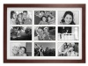 Malden Linear Wood Matted 4x6 Walnut Collage Picture Frame