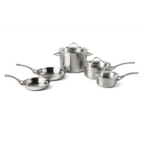 Calphalon Contemporary Stainless 8-Piece Cookware Set Calphalon Contemporary Stainless 8-Piece Cookware Set