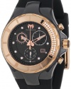 TechnoMarine Unisex 110032 Cruise Ceramic Chronograph Black Dial Watch