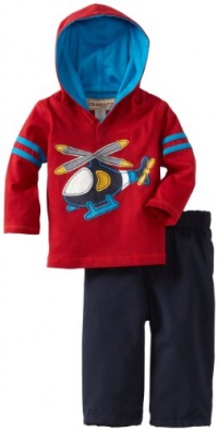 Kids Headquarters Baby-Boys Newborn Hooded Top With Pant, Red, 3-6 Months Kids Headquarters Baby-Boys Newborn Hooded Top With Pant, Red, 3-6 Months