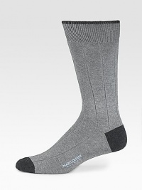 Smooth pima cotton with a contrast details and substantial stretch. Mid-calf height80% cotton/20% polyamideMachine washMade in Italy Smooth pima cotton with a contrast details and substantial stretch. Mid-calf height80% cotton/20% polyamideMachine washMade in Italy