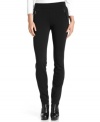 Calvin Klein elevates soft, ponte-knit leggings with zippered pockets and a figure-skimming fit.