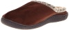 Isotoner Men's Microsuede Hoodback Sherpa Slipper