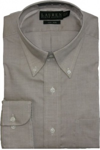 Lauren By Ralph Lauren Non Iron Tan Fitted Shirt Lauren By Ralph Lauren Non Iron Tan Fitted Shirt