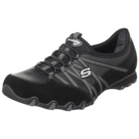 Skechers Women's Bikers-Dream-Come-True Sneaker,Black,5 W US Skechers Women's Bikers-Dream-Come-True Sneaker,Black,5 W US