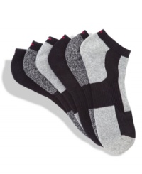 Hit the gym with sound footing wearing these comfortable sport socks from Tommy Hilfiger. Hit the gym with sound footing wearing these comfortable sport socks from Tommy Hilfiger.