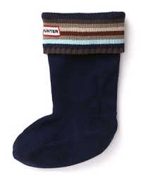 Line your essential Hunter wellies with these sumptuous fleece socks with chunky knit trim. Line your essential Hunter wellies with these sumptuous fleece socks with chunky knit trim.