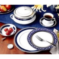 Haviland Limoges Symphony Platinum Blue Tea Cup Haviland Limoges Symphony Platinum Blue Tea Cup