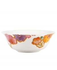 In an inspiring display of alluring watercolors, this serving bowl offers a bright, contemporary addition to your table. Mix and match across the Lenox Floral Fusion dinnerware collection for a stunning presentation. In an inspiring display of alluring watercolors, this serving bowl offers a bright, contemporary addition to your table. Mix and match across the Lenox Floral Fusion dinnerware collection for a stunning presentation.