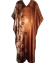 Spheroid Floral Print Caftan, Plus Size, Style#Caf-59