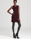 The Theory Myda Evian dress is style simplified; a sleek silhouette in a solid wool blend exemplifies effortless chic.