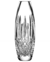 Waterford crystal is made even more radiant with the complex cuts of Monique Lhuillier's Arianne vase. A minimalist shape adds to its timeless look and luxurious feel. Waterford crystal is made even more radiant with the complex cuts of Monique Lhuillier's Arianne vase. A minimalist shape adds to its timeless look and luxurious feel.