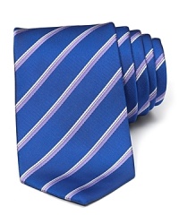 A refined tie with a classic silhouette, perfect for the office and all your dressed-up affairs, rendered in premium silk. A refined tie with a classic silhouette, perfect for the office and all your dressed-up affairs, rendered in premium silk.