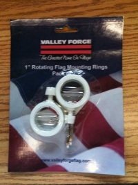 Valley Forge 1-Inch diameter Rotating Mounting Rings, 2-Piece Valley Forge 1-Inch diameter Rotating Mounting Rings, 2-Piece