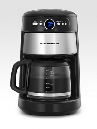 Whether you enjoy freshly brewed coffee first thing in the morning or after a meal, this elegantly modern coffee maker is the answer.For use with US power sockets only.