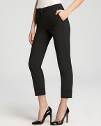 VINCE CAMUTO Bailey's Skinny Cuffed Cropped Pants