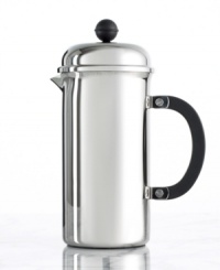 You can almost taste the tradition with every cup of coffee brewed in this beautiful French press. Made with the same painstaking care and knowledge handed down from the original craftsmen, Bodum is dedicated to providing perfectly brewed coffee to connoisseurs everywhere. One-year limited warranty. You can almost taste the tradition with every cup of coffee brewed in this beautiful French press. Made with the same painstaking care and knowledge handed down from the original craftsmen, Bodum is dedicated to providing perfectly brewed coffee to connoisseurs everywhere. One-year limited warranty.