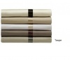 Waterford Linens Kiley Taupe Pair King Pillowcases