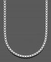 Add a little extra edge to your look. Giani Bernini necklace features a box link chain crafted in sterling silver. Approximate length: 24 inches.