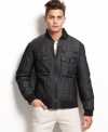 Sleek and sophisticated, this Bar II lightweight jacket is perfect for fall. (Clearance)