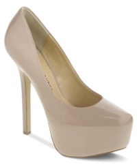 Everything you've ever wanted. Chinese Laundry's Perfect Ten platform pumps feature a trendy almond toe and a sleek, shiny upper. Everything you've ever wanted. Chinese Laundry's Perfect Ten platform pumps feature a trendy almond toe and a sleek, shiny upper.