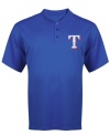 Everything's bigger in Texas including team spirit. Show yours off with this Texas Rangers MLB polo shirt from Majestic.