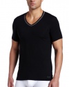 Calvin Klein Men's Micro Modal Essentials V-Neck, Black, X-Large