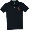 Polo Ralph Lauren Toddler Boys's Multicolor Big Pony Polo (4/4T, French Navy)