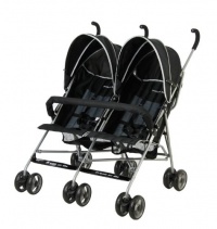 Dream On Me Double Twin Stroller, Black Dream On Me Double Twin Stroller, Black