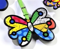 Romero Britto Butterfly Luggage Tag Travel Bags ID Name Bag Backpack Custom New Romero Britto Butterfly Luggage Tag Travel Bags ID Name Bag Backpack Custom New