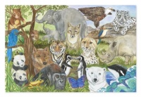 Melissa & Doug Endangered Species 48 Piece Floor Puzzle Melissa & Doug Endangered Species 48 Piece Floor Puzzle