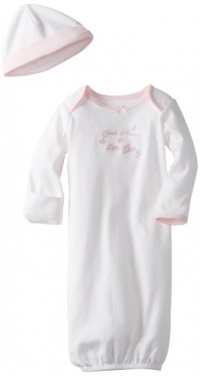 Little Me Baby-Girls Newborn Thank Heavens Gown and Hat, Pink, 0-3 Months Little Me Baby-Girls Newborn Thank Heavens Gown and Hat, Pink, 0-3 Months